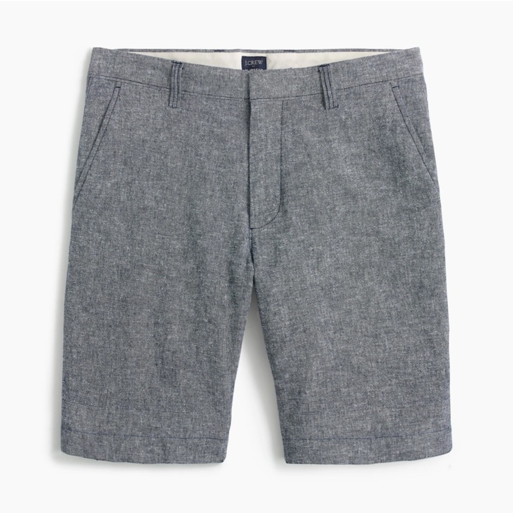 J Crew Men’s TAGS ON Linen-Cotton Short